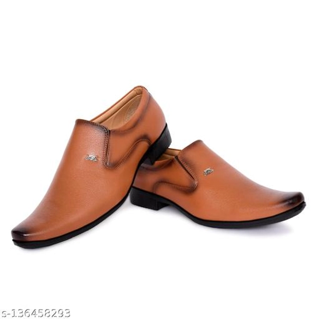 Formal Shoes for Men (Tan, 6)