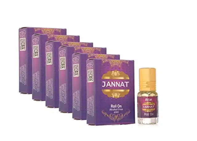 Formless Jannat Roll On Attar (Pack of 6, 3 ml)