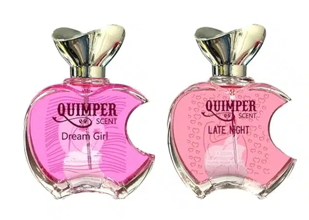 Quimper Dreamgirl & Late Night Perfume Body Spray (Pack of 2, 40 ml)