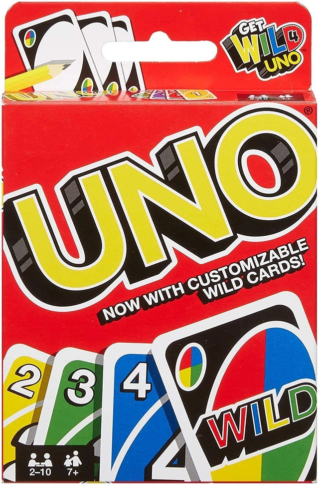 UNO Playing Card Game for Kids (Multicolor, Set of 1)