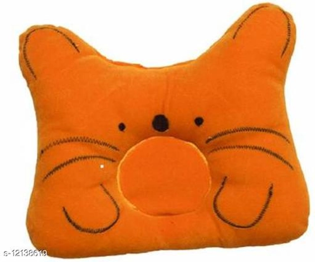 Cotton Pillows for baby(Free Size, Orange)