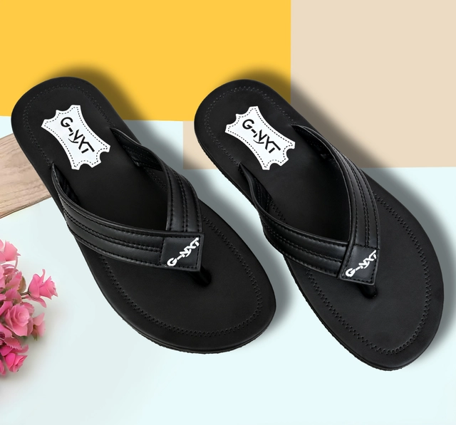 Flipflops for Men (Black, 6)