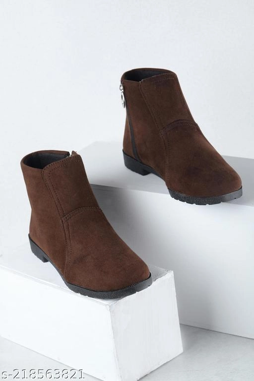 Boots for Women (Brown, 3)