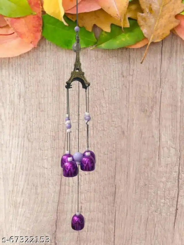 Eiffel Wind Chimes Bell (Purple & Bronze)