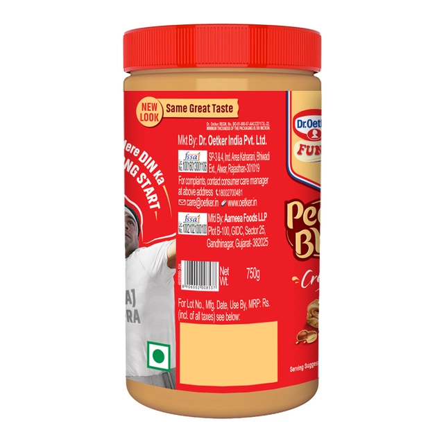 Dr.Oetker Funfoods Peanut Butter Creamy 750 g