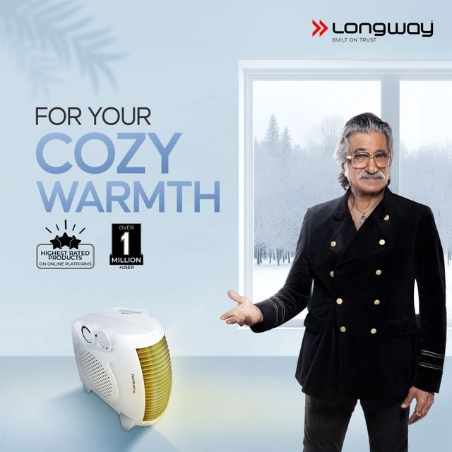 Longway LWVH-2000W Hot Max Fan Room Heater (Pack Of 1)