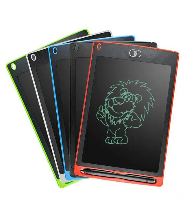 LCD Writing Graphic Tablets for Kids (Multicolor, 8.5 Inches)