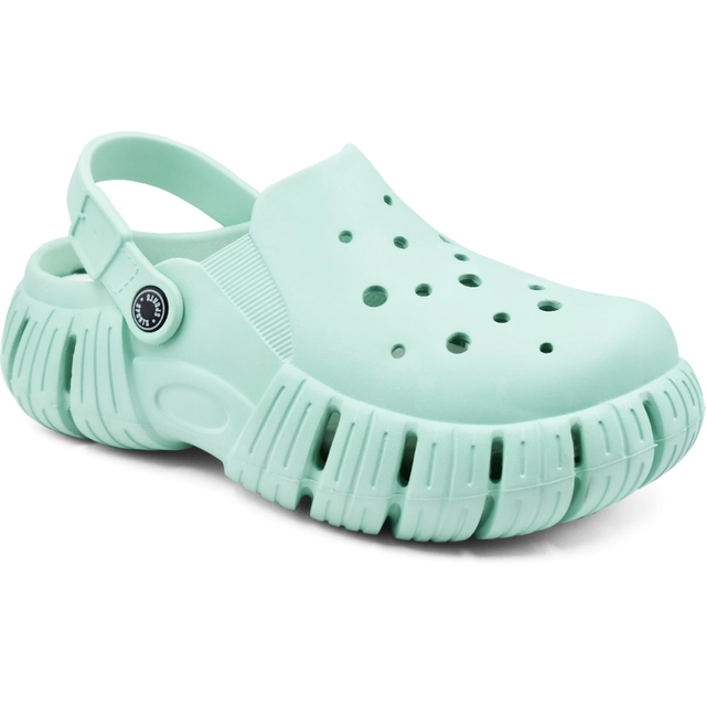 Textured Clogs For Women (Sea Green, 5)