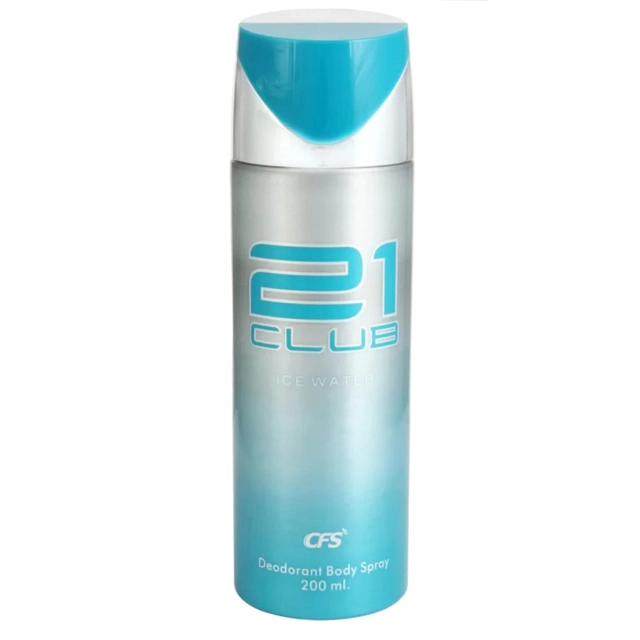 21 Club Ice Water Deodorant Spray for Men & Women (200 ml)