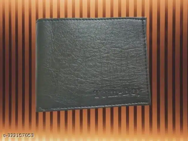 Leather Wallet for Men (Black)