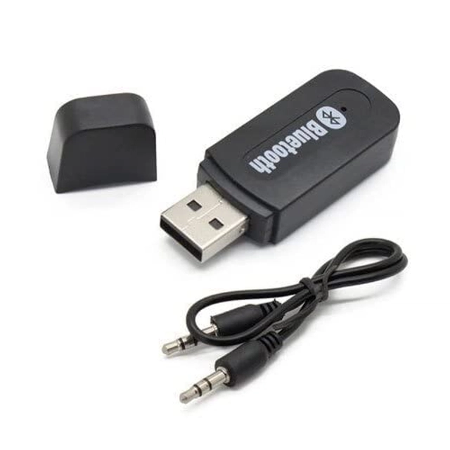 Car Bluetooth Stereo Audio Receiver (Black)