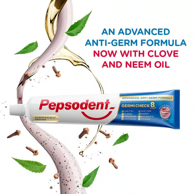 पेप्सोडेंट एडवांस एंटी - जर्म फार्मूला टूथपेस्ट 2X150 g