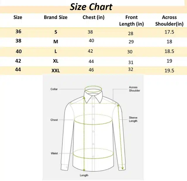 Casual Shirt for Men (Black, XL)