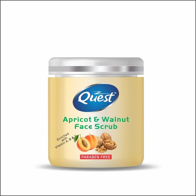 Quest Apricot & Walnut Face Scrub (500 gm)