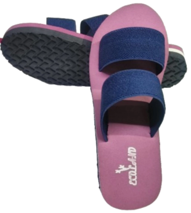 Sliders for Women (Navy Blue & Pink, 4)