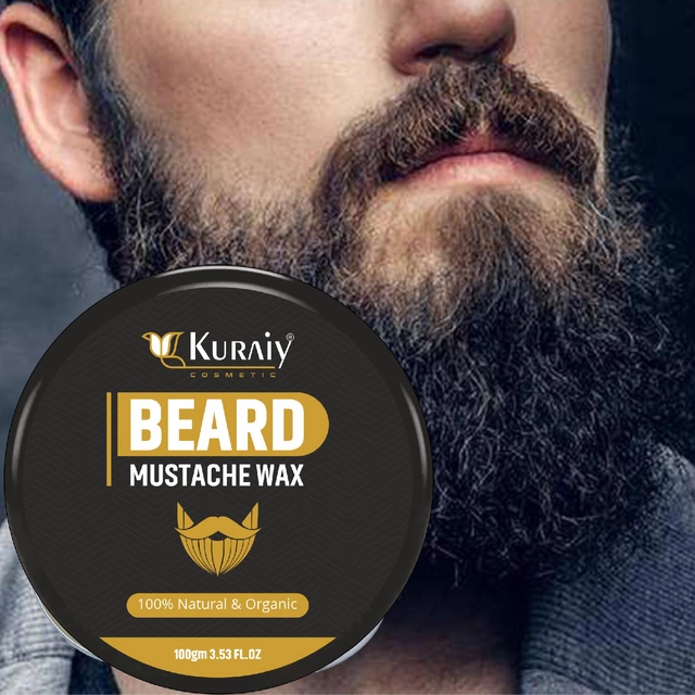 Kuraiy Cosmetic Beard and Mustache Wax (100 g)