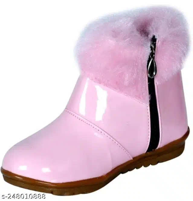 Boots for Girls (Pink, 18-21 Months)