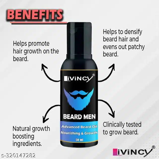 Livincy Beard Growth Oil (50 ml)