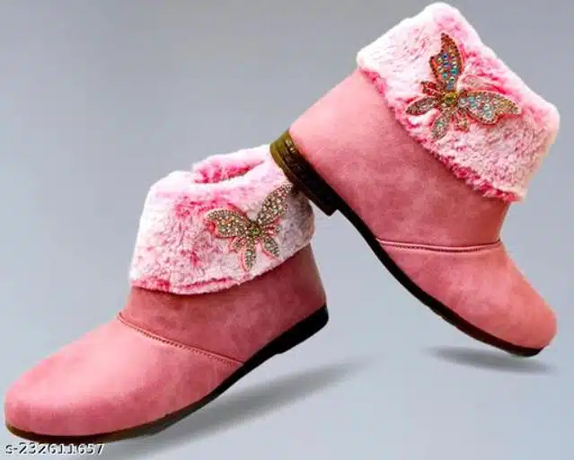 Boots for Girls (Pink, 18-24 Months)