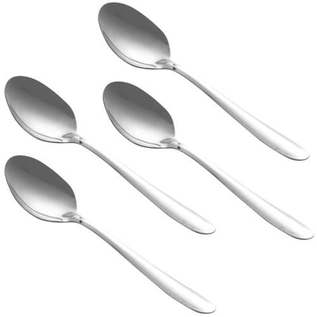 JENSONS Stainless Steel Tea Spoons (13 cm each, Set of 4)