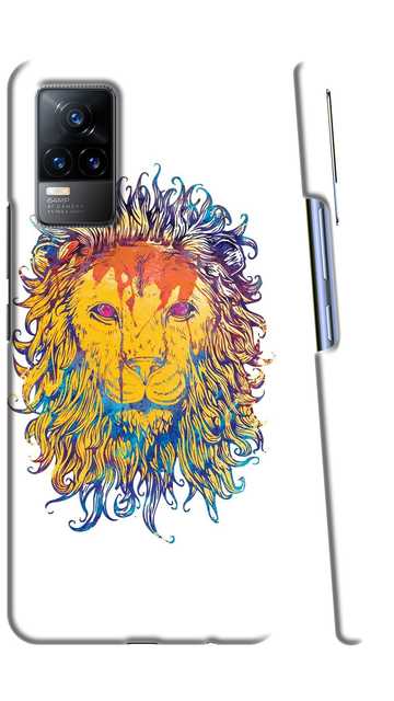 3D Designer Mobile Back Cover For Vivo Y73 & Vivo V21E 4G (Multicolor) (RH-687)