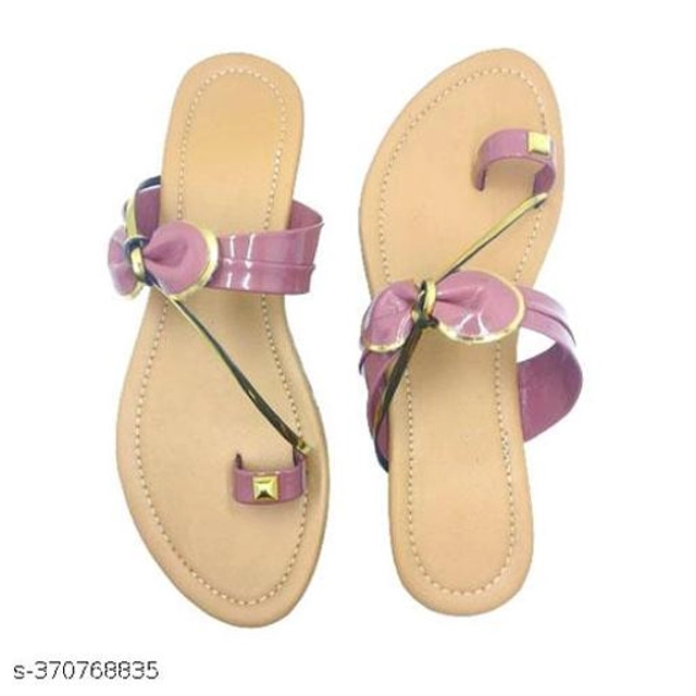 Flats for Women (Pink & Beige, 4)