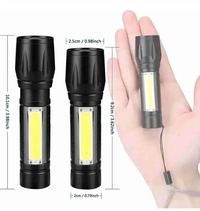 USB Rechargeable Torch (Black)