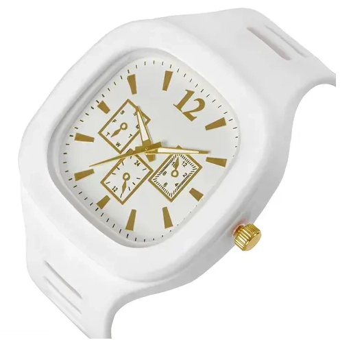 Analog Watch for Men & Women (White)