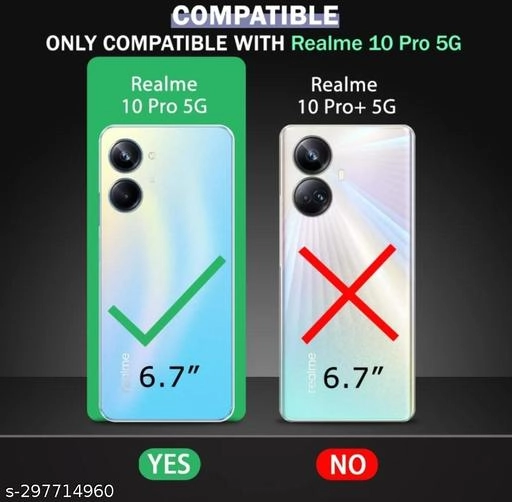 Polycarbonate Mobile Cover for Realme 10 PRO 5G (Multicolor)