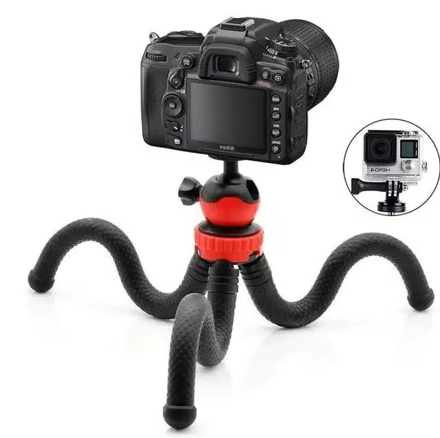 360 Degree Rotating Ball Head Gorilla Tripod (Black) (SK-68)