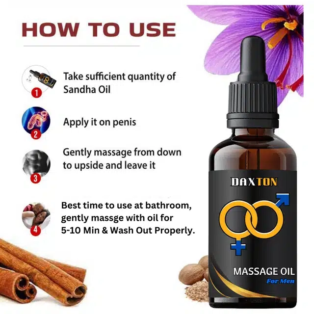 Daxtan Massage Oil For Men (Pack of 1) (30ml)