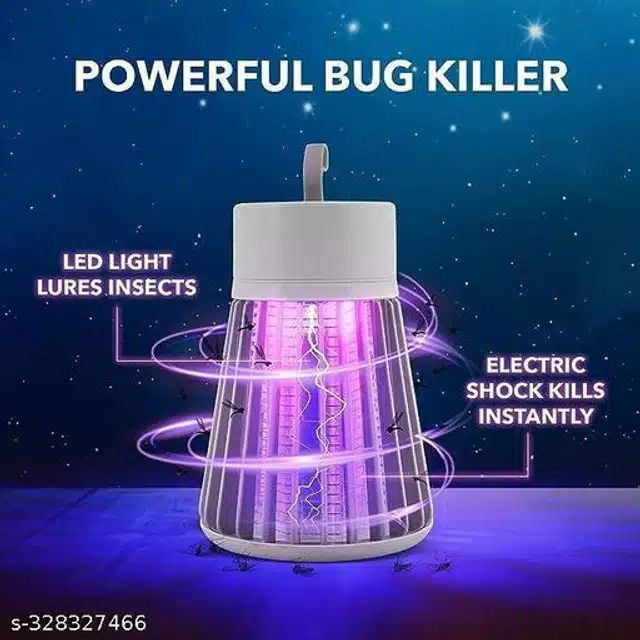 Plastic Mosquito Killer Lamp (White & Black)