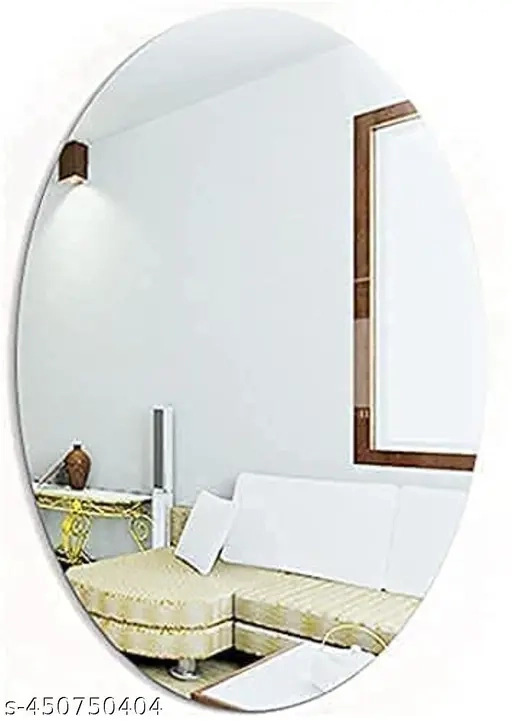 Acrylic Wall Mirror Stickers (Silver, 20X30 Cm)