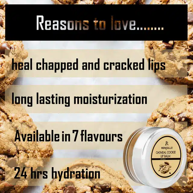 Ronzille Oatmeal Cookie Lip Balm