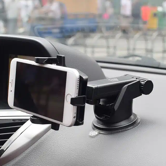 Car Mount Adjustable Mobile Holder (Black)