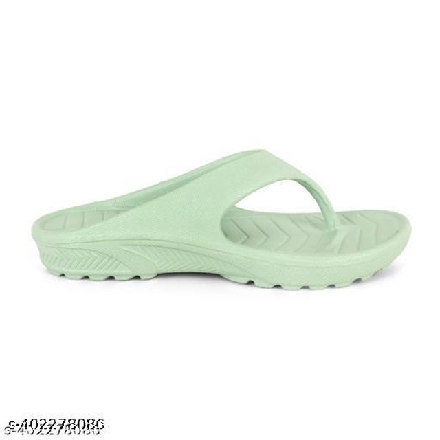 Flipflops for Women (Sea Green, 5)