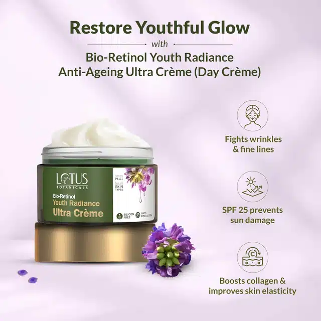 Lotus Botanicals Bio Retinol Youth Radiance Ultra Cream(50 g)