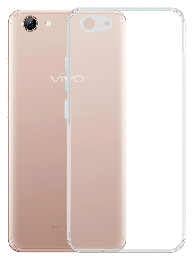 Silicone Mobile Back Cover for Vivo V5 (Transparent)