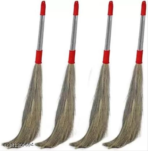 Laxmi Grass Broom (Multicolor, Pack of 3)