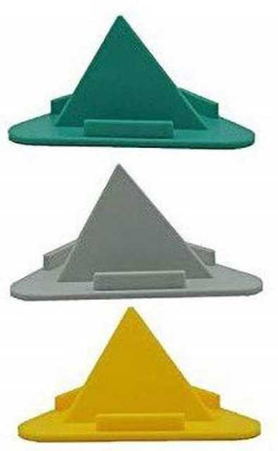 Pinak Plastic Mobile Holder (Pack Of 3, Multicolor) (PS-18)