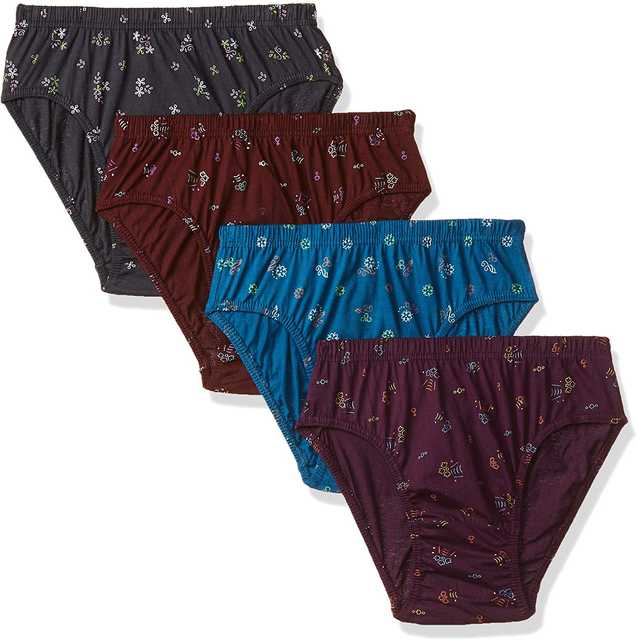 Ms Dalfa Enterprises Cotton Panty For Womens (Multicolour, XXL) (Pack Of 4) (M-38)