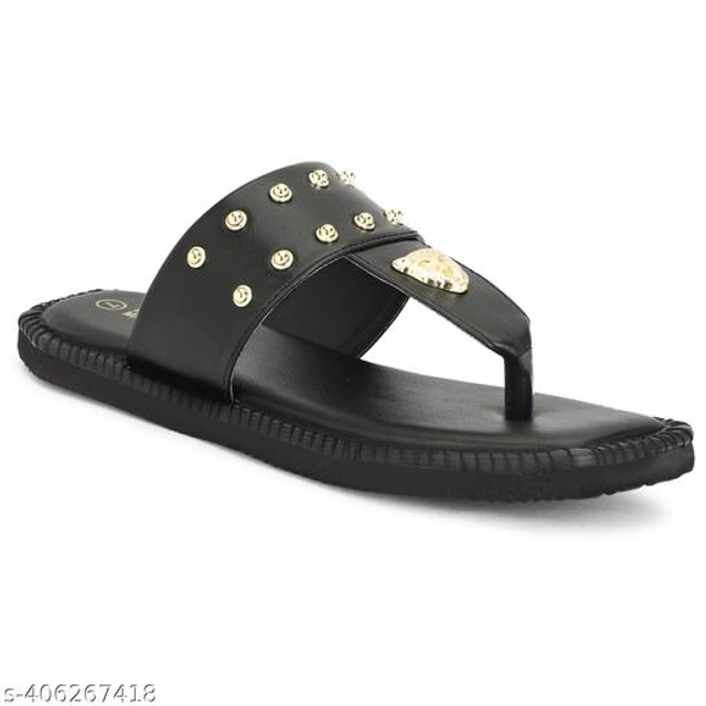 Flipflops for Men (Black, 6)