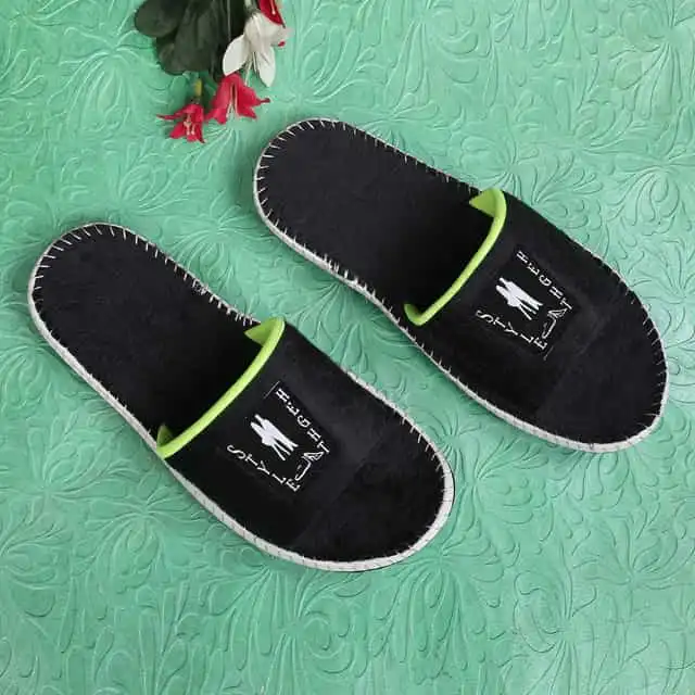 STYLE HEIGHT Slides for Men's Soft And Comfort (Black, 9)