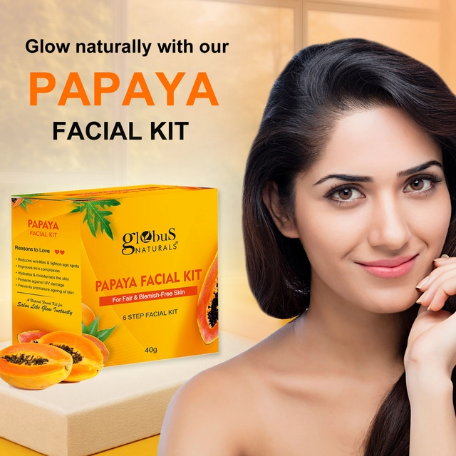 Globus Naturals Anti-Tanning Papaya Facial Kit (40 g)