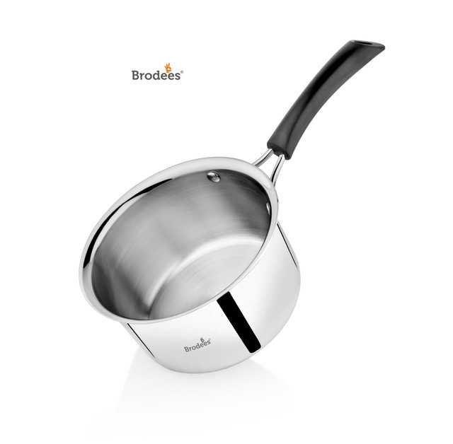 BRODEES Stainless Steel Sauce Pan 18.5 cm diameter (2 L capacity) (A-21)