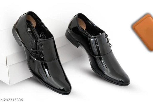 Formal Shoes for Men (Black, 6)