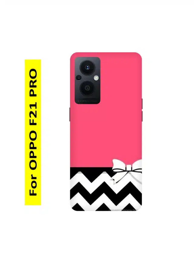 Printed Matte Finish Hard Back Cover for OPPO F21 Pro 5G