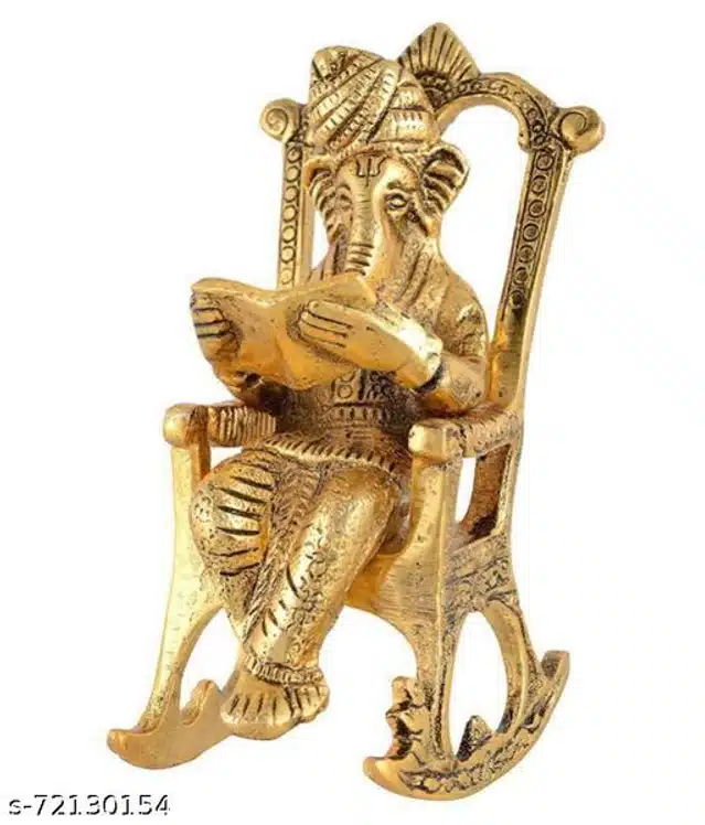 Metal Ganesh Ji Idol (Bronze)