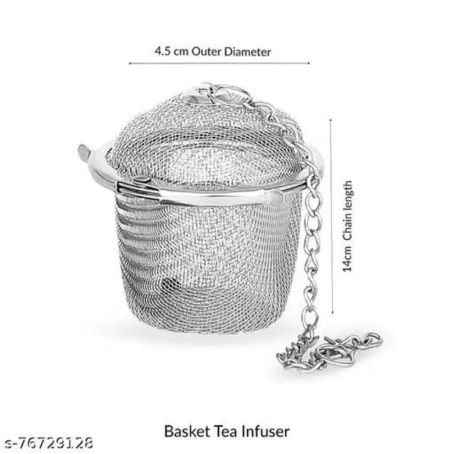 Stainless Steel Tea Filter (Silver)