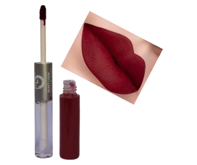 Color Stay 2-in-1 Liquid Lipstick cum Lip Gloss (Maroon)